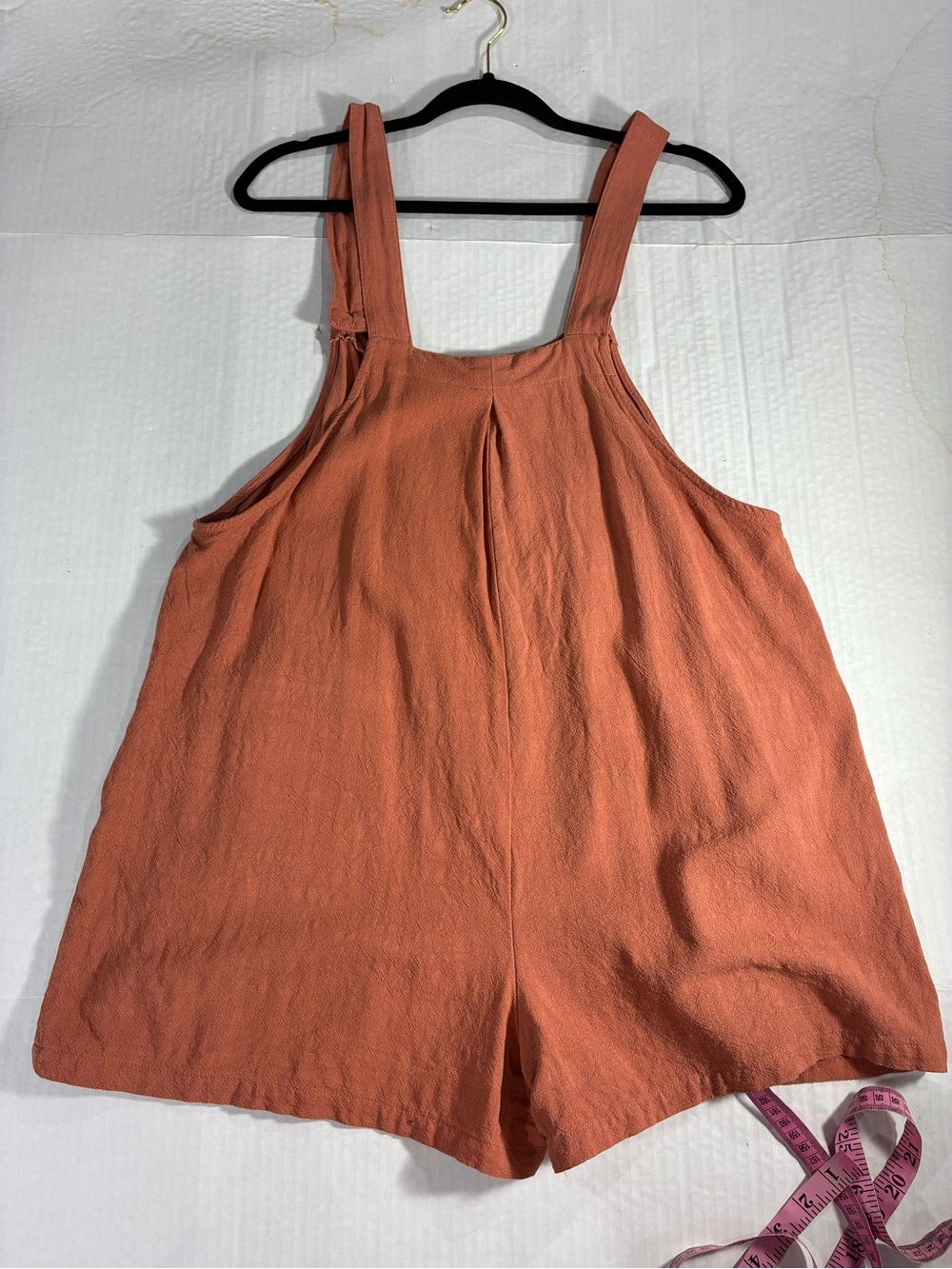 ANRABESS LINEN BLEND SHORTS OVERALLS - Picture 8 of 12